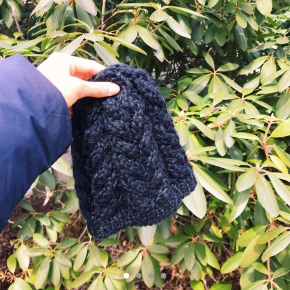 cute little black beanie